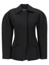 Jacquemus Black Les Sculptures 'la Veste Castagna' Blazer In Black