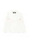 Jacquemus Chale Wool Blend Single Breasted Jacket In White