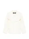 Jacquemus Chale Wool Blend Single Breasted Jacket In White