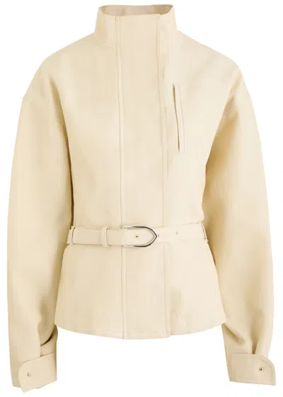 Jacquemus La Veste Ciro Canvas Jacket In Beige