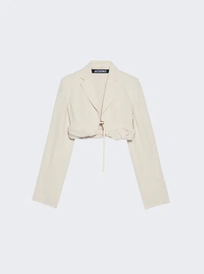JACQUEMUS LA VESTE CROISSANT BLAZER