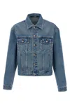 Jacquemus Vintage Light Wash Cropped Denim Jacket