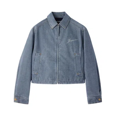 Pre-owned Jacquemus La Veste De Nimes Canevas 'blue' | Men's Size 48