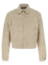 Jacquemus Beige La Veste De-nimes Canevas Jacket