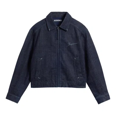 Pre-owned Jacquemus La Veste De Nimes Canevas 'dark Navy' | Blue | Men's Size 50