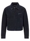 Jacquemus Lapel Long Sleeve Casual Jacket In Blue