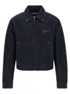 Jacquemus Lapel Long Sleeve Casual Jacket In Blue
