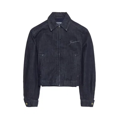 Pre-owned Jacquemus La Veste De Nimes Canevas 'navy' | Blue | Men's Size 52