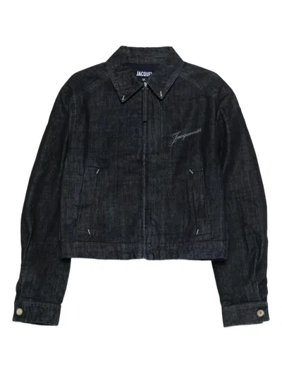 Jacquemus La Veste De Nimes Denim In Black