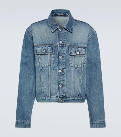 Jacquemus Blue Classic Collar Denim Jacket