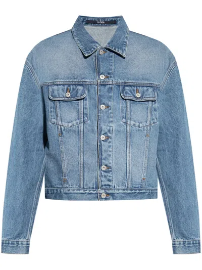 Jacquemus Blue Classic Collar Denim Jacket