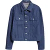 Jacquemus La Veste De-nimes Jacket In Navy/navy Stripe 38f