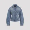 Jacquemus Denim Fitted Wide-sleeve Jacket