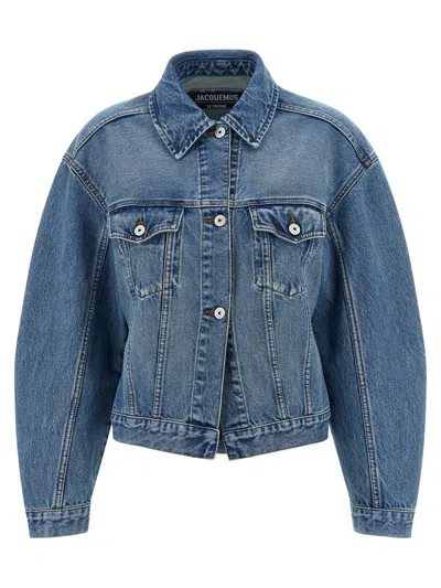 Jacquemus 'la Veste De-nimes' Jacket In Blue