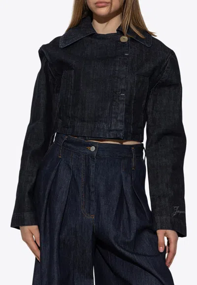 Jacquemus La Veste De-nîmes Marino Cropped Jacket