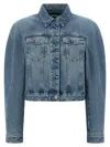 Jacquemus 'la Veste De-nimes Ovalo' Jacket In Blue