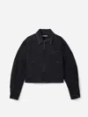 Jacquemus Textured Canvas Jacket For Men In Black