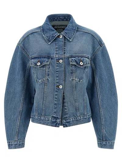 Jacquemus 'la Veste De-nimes' Jacket In Blue
