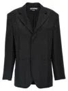 Jacquemus Caraco Cotton-blend Jacket In Black
