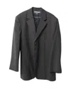 Jacquemus Woman Blazer Black Size 6 Virgin Wool In Black