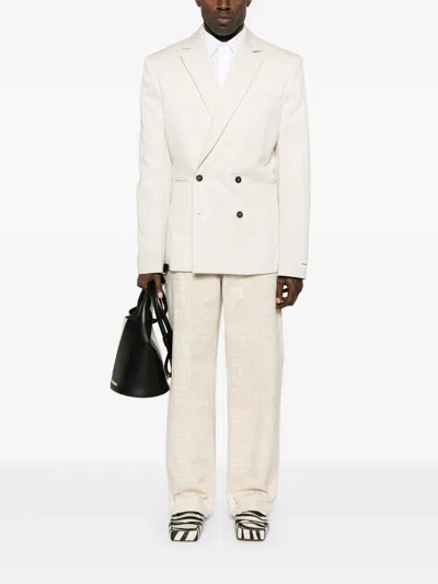 Jacquemus La Veste Fernando In Neutral