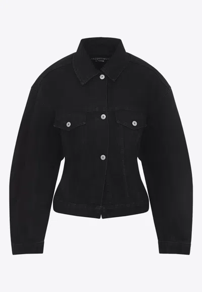 JACQUEMUS LA VESTE FITTED DENIM JACKET