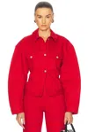 Jacquemus La Veste Jacket In Red