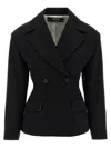 Jacquemus Norma Single-breasted Blazer In Black