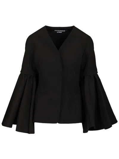 Jacquemus La Veste Paysan Jackets Black