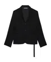 Jacquemus Black Le Chouchou 'la Veste Piccinni' Blazer In Black