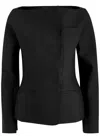 Jacquemus La Veste Spalla Wool Blend Jacket In Black