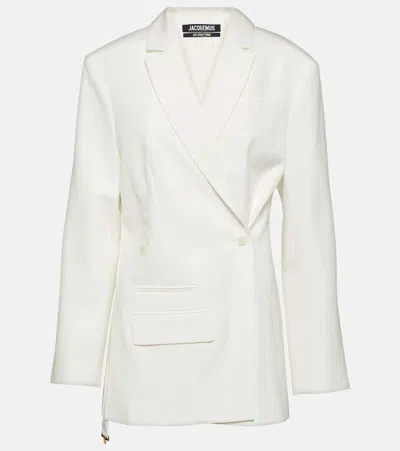 JACQUEMUS LA VESTE TIBAU ASYMMETRIC BLAZER