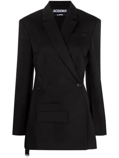 Jacquemus La Veste Tibau Blazer Jacket In Black