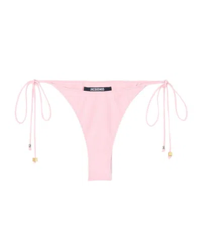 Jacquemus Lace-up Bikini Bottoms In Multi
