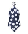 Jacquemus Le Maillot Bastide Polka Dot Swimsuit In Multi