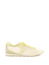 Jacquemus Low Top Sneakers Suede Mesh Rubber Sole In Neutral