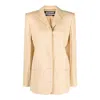 Jacquemus Ladies Beige La Veste Caraco Blazer In Beige