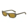 Jacquemus Ladies Black Rectangular Sunglasses Jac/55 ?7 In ["orange"]