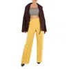 Jacquemus Ladies Dark Brown La Veste Amaro Jacket In Yellow
