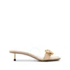 Jacquemus Geometric Buckle Mules In White