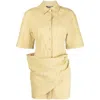 Jacquemus La Robe Camisa In Beige