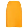 Jacquemus Ladies Orange Pencil Skirt La Jupe Pina In Orange