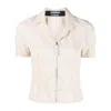 Jacquemus La Chemise Tangelo Virgin Wool-blend Shirt In Orange