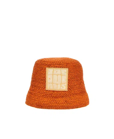 Jacquemus Lafite Fisherman's Hat In Orange