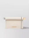 Jacquemus Small Round Clutch Bag In Neutrals