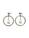 Shop Jacquemus L`anneau Chiquito Circle Earrings