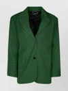 Jacquemus Titolo Striped Jacquard Single-breasted Oversized Blazer Jacket