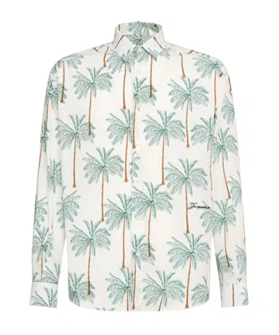 Jacquemus La Chemise Simon Shirt And Blouse White In Multi