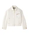 Jacquemus Denim Canvas Jacket Side Pockets In Pink