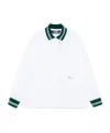 Jacquemus La Chemise Baseball White Shirt With Embroidered Logo On The Front In Cotton Man In White